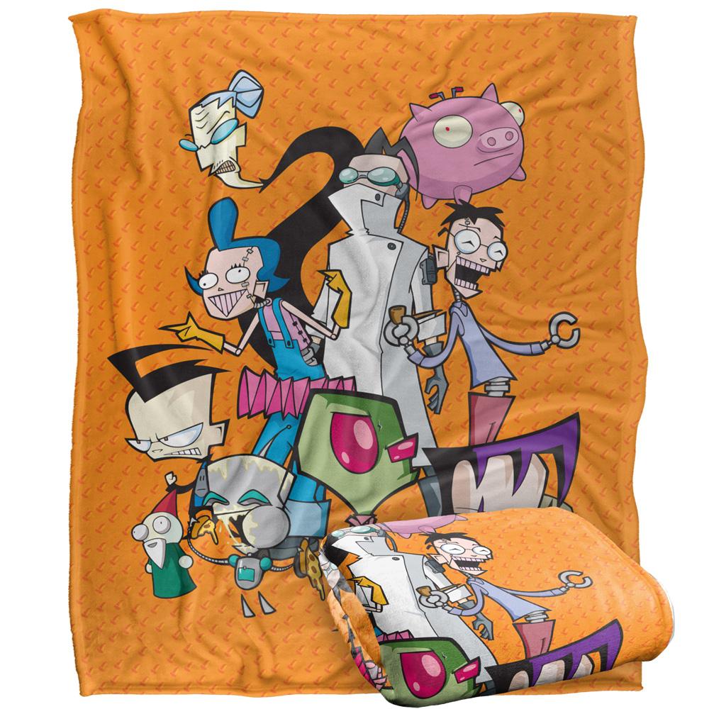 Invader Zim Silky Group Supersoft Blanket