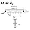 Musiclily Pro Bridge for Epiphone Les Paul Electric Gold 10.4mm ABR-1 Tune-O-Matic SG-Style Guitars,