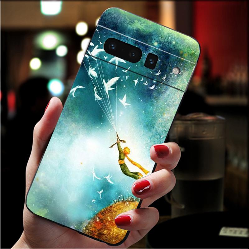 For Google Pixel 10 9 Pro XL Silicone Phone Soft Case For Google Pixel 9A 8A 7A 6A 5 Cover Shell The Little Prince