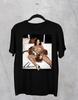 Rihanna Signature Singer Black Short sleeve Black Unisex T-shirt All Size
