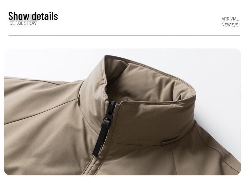Trendy Brand 2025 Men's Stand Collar Down Jacket - High-End, Warm, Thickened White Duck Down Coat