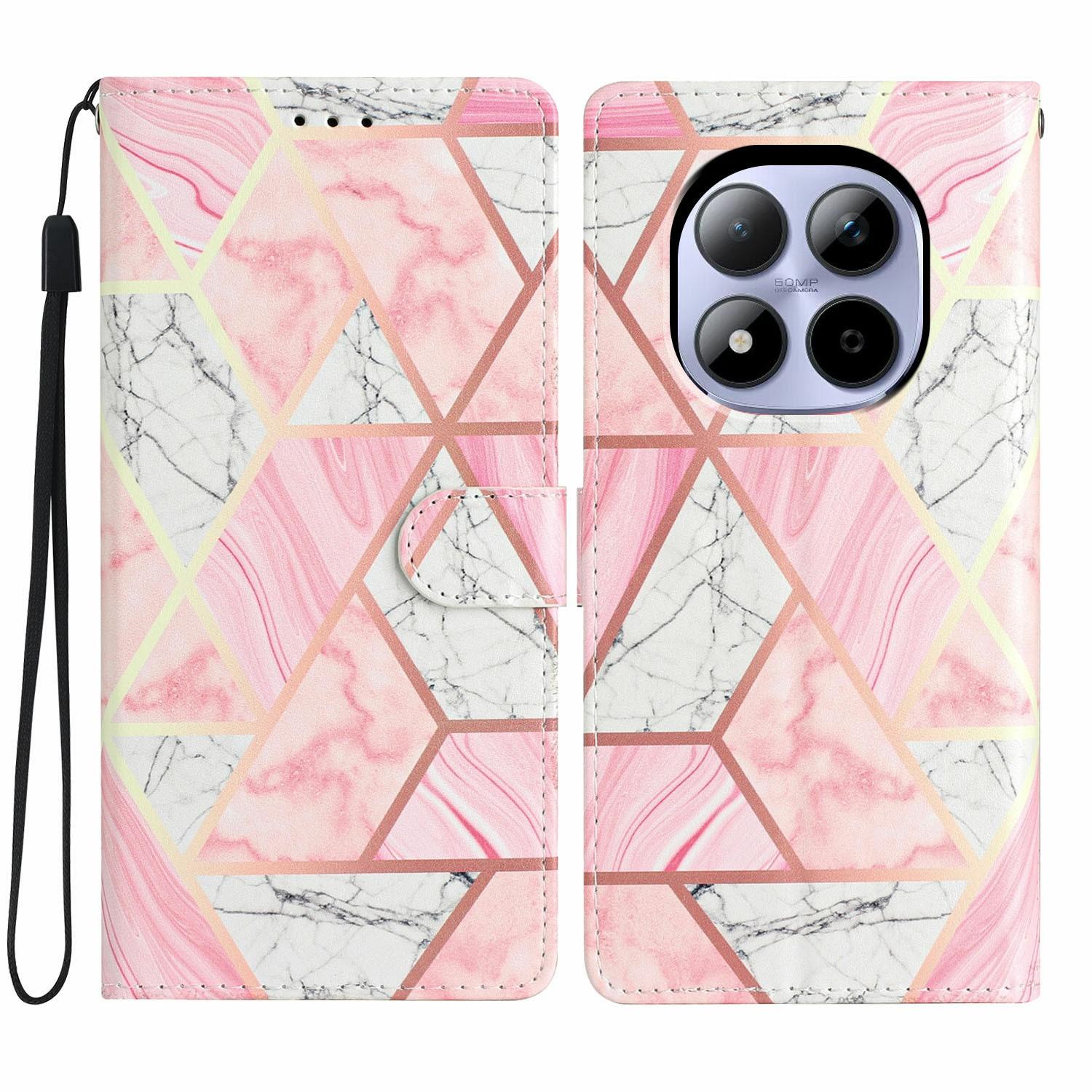 

Для Xiaomi Redmi Note 15 Pro 5G (Глобальний) Чохол-гаманець зі штучної шкіри з друком візерунка, підставкою та ремінцем