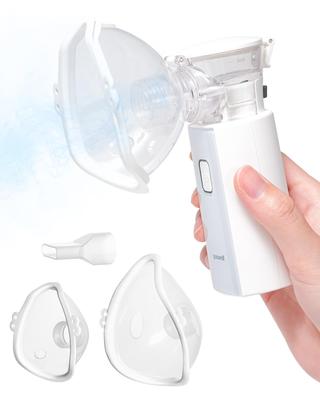 [Medical Device Certified] Yuwell Nebulizer with Automatic Cleaning Function, Mesh Type, Portable, Ultra-lightweight, Easy To Clean, Quiet, for Home U
