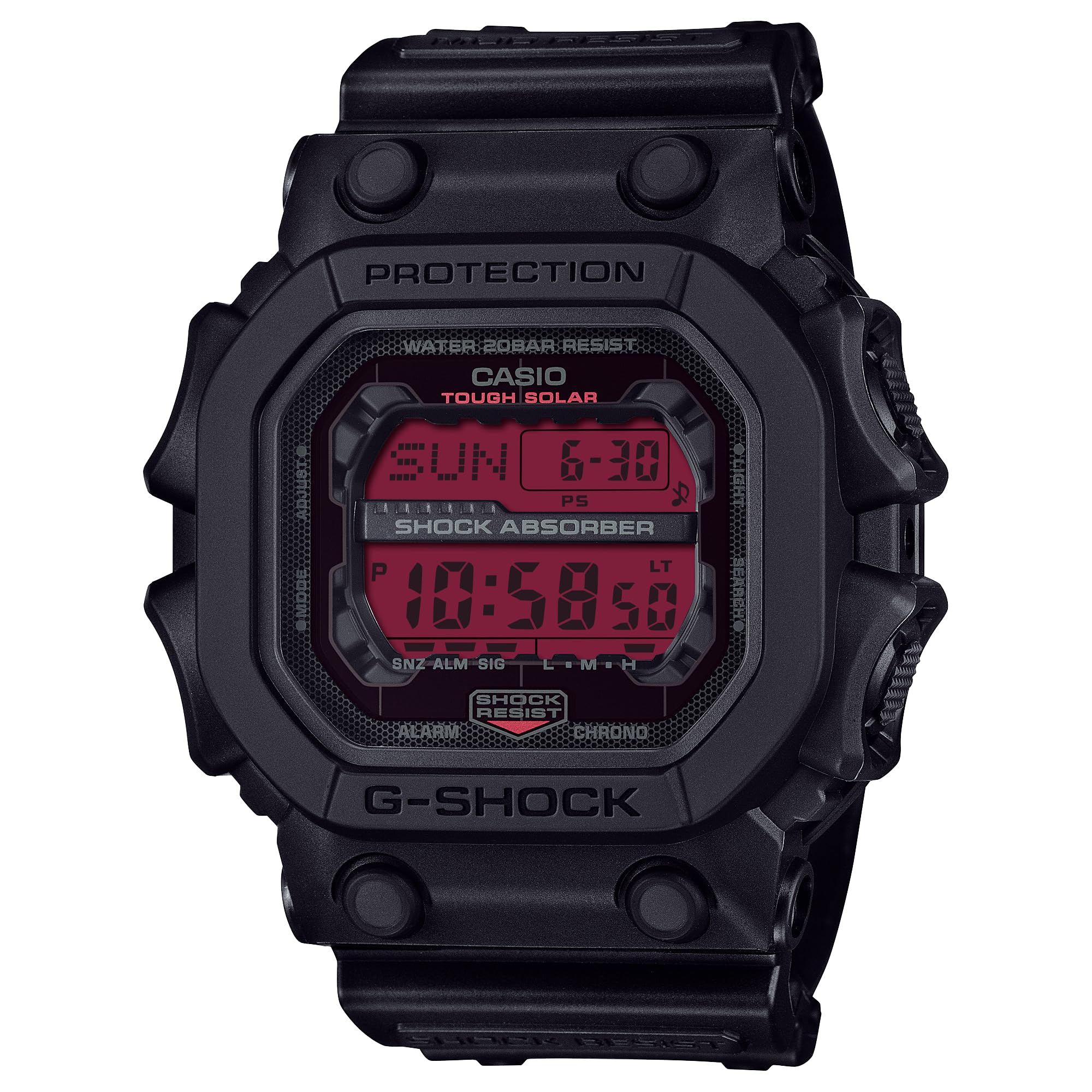 

Casio Цифровые Солнечные Часы Модель для Зарубежного Рынка G-SHOCK GX-56BBR-1 Мужские