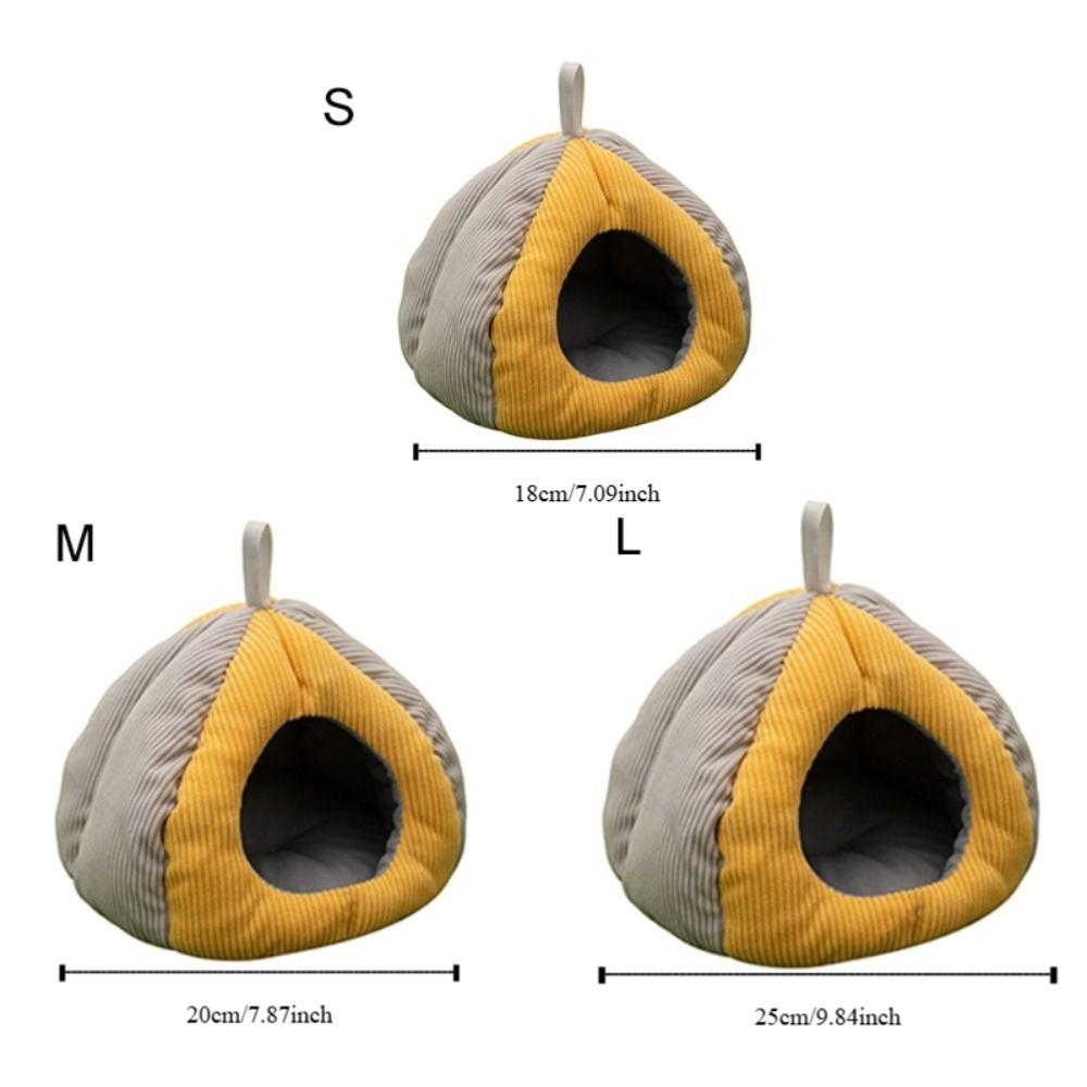 Ninho de Algodão de Inverno Espesso para Hamster Cama Quente para Rato Casa Ninho para Dormir de Coelho Sala de Estar