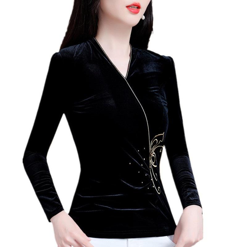 Spodní košile Dámské podzimní oblečení Nový pocit uvnitř s omlazující košilí pro zakrytí břicha Top