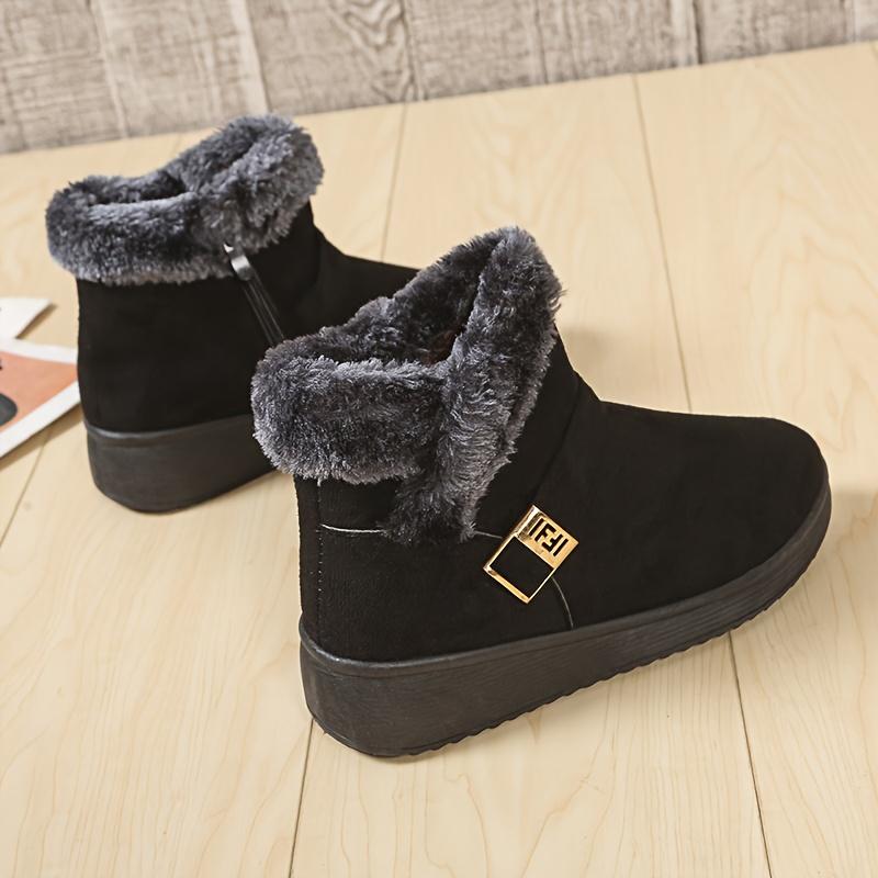 Winter Mother Shoes Plush Thickened and Warm, Middle-aged and Elderly Grandma Shoes, Non-slip Feet, Warm Feet, Snow Boots, Women