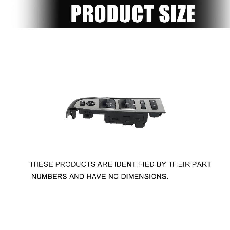 Ergonomic Design Vehicle Window Switches Assembly Weather Resistant For 1500 2500 3500 2010-2013 Pickup Trucks 22968506