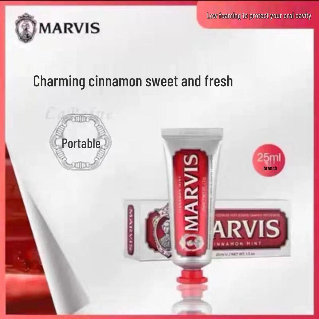 Marvis Silver Mint Toothpaste 85ml - Imported from Italy for Fresh Breath & Stain Removal, Popular Choice.