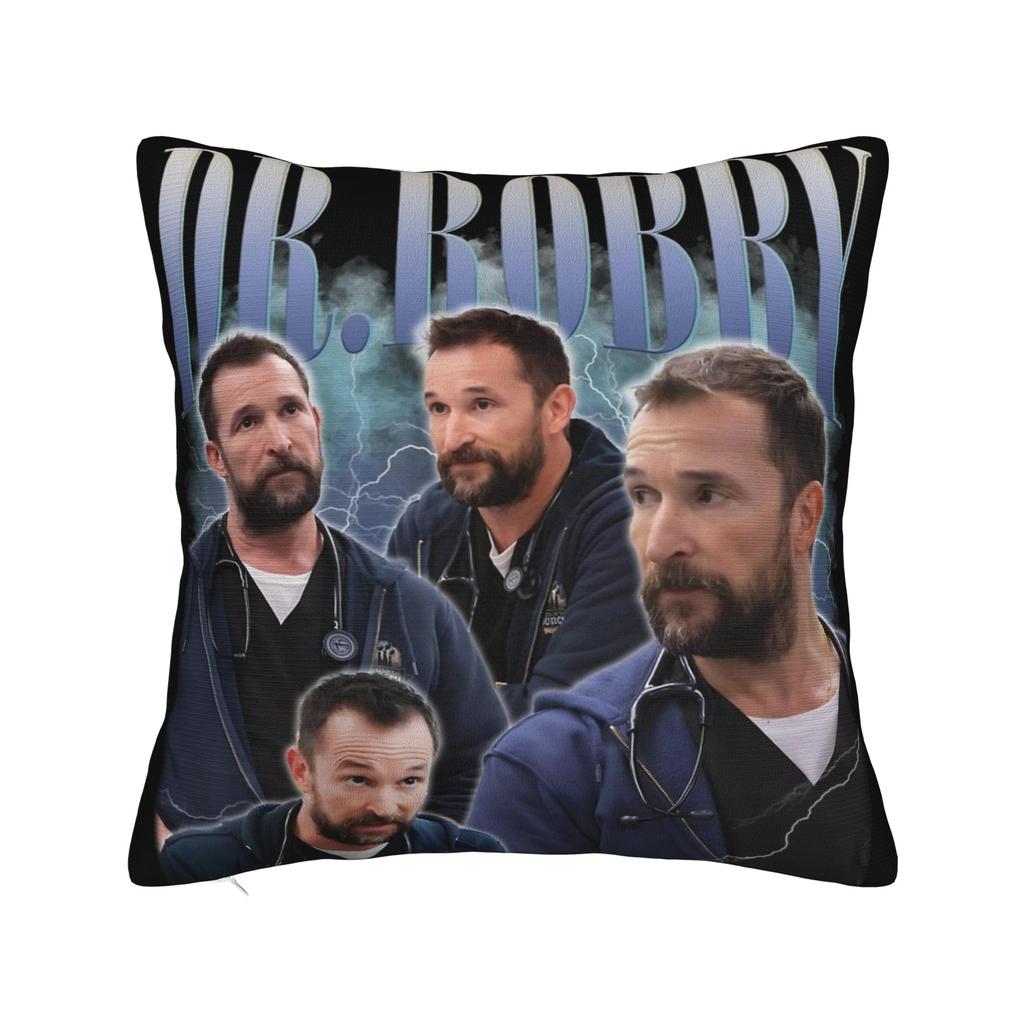 The Pitt Pillow Cover Merch Printed Cushion Cover Gift Dr. Jack Dr. Robby Pillow Case Cover Car Multi-Size