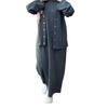2025 cross-border European and American autumn new cardigan temperament button coat waist knitted hip skirt women's clothing