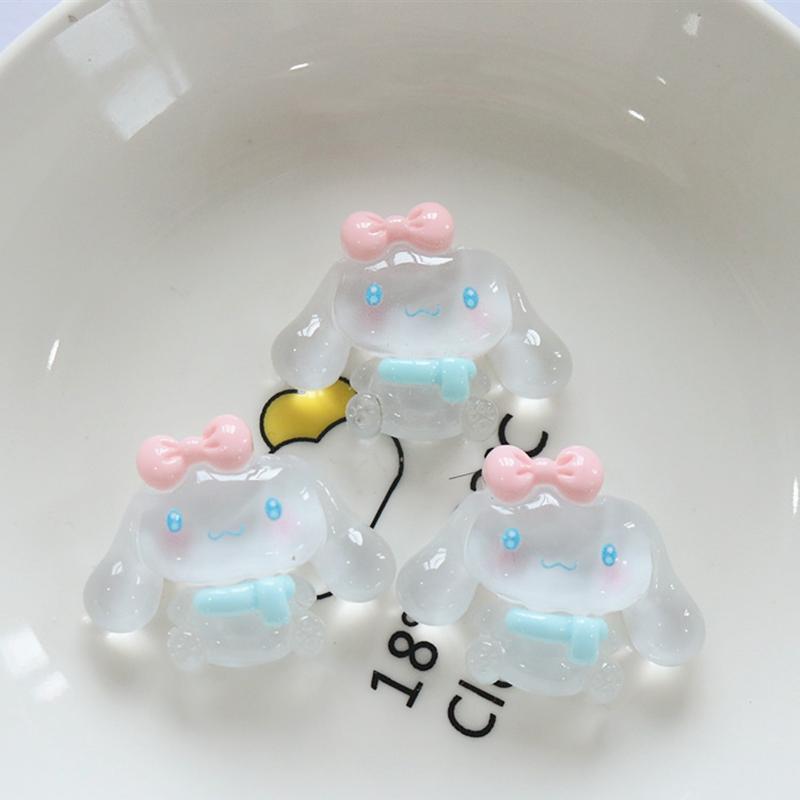 10 Pcs Kawai Cartoon Translucency Animal Resin Flat Back Scrapbook Diy Jewelry Hair Clips Ornament Accessories A18