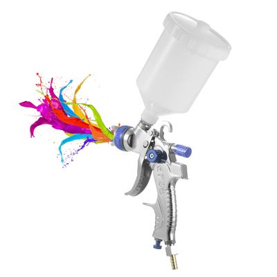 Schwerkraft-Luftspritzpistole, HVLP-Spritzpistole mit 600-ml-Becher und 1,4-mm-Düse zum Lackieren von Autos