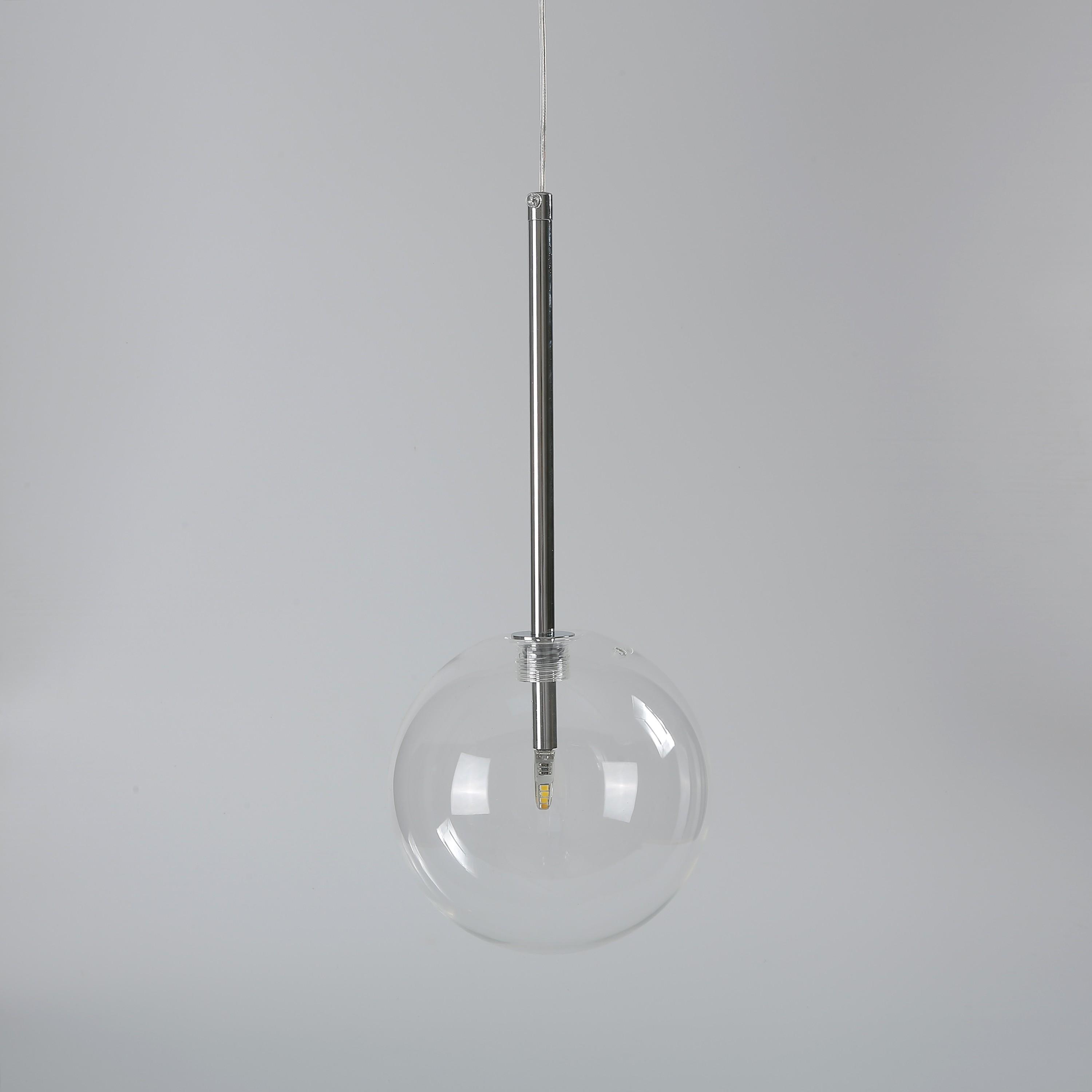 

Подвесные светильники из прозрачного стекла в скандинавском стиле, подвесной светильник в виде шара из золотого стекла для столовой, кухни, подвесные светильники, декоративные светильники dia 15cm серебряный