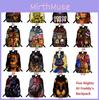 Vibrant Five Nights At Freddy's Backpack With Anime Pattern For Kids And Students