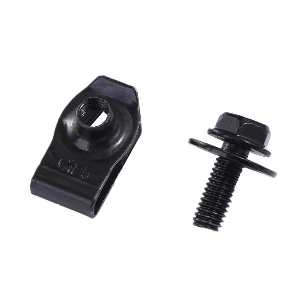 5/10pcs 6MM Car U-nut Clips M6 Splash Shield Guard Bolts Universal Car Body Bolts Bumper Fender