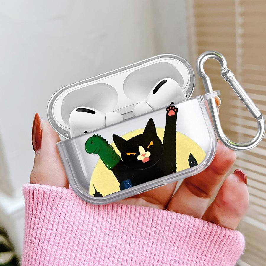 Fashion Creative Kitten Clear Earphone Cases Cover Case For Airpods 4 Pro2 3 Pro Pro3 2 1