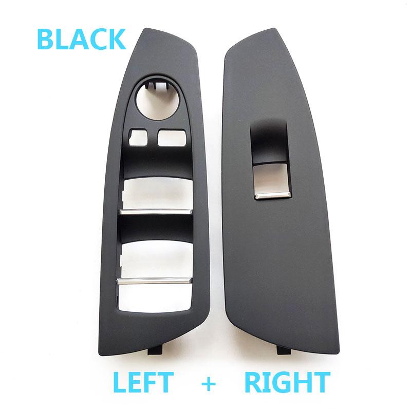 Front Interior Door Window Control Switch Outer Frame Panel Trim For BMW 7 Series F01 F02 730 735 740 745 750