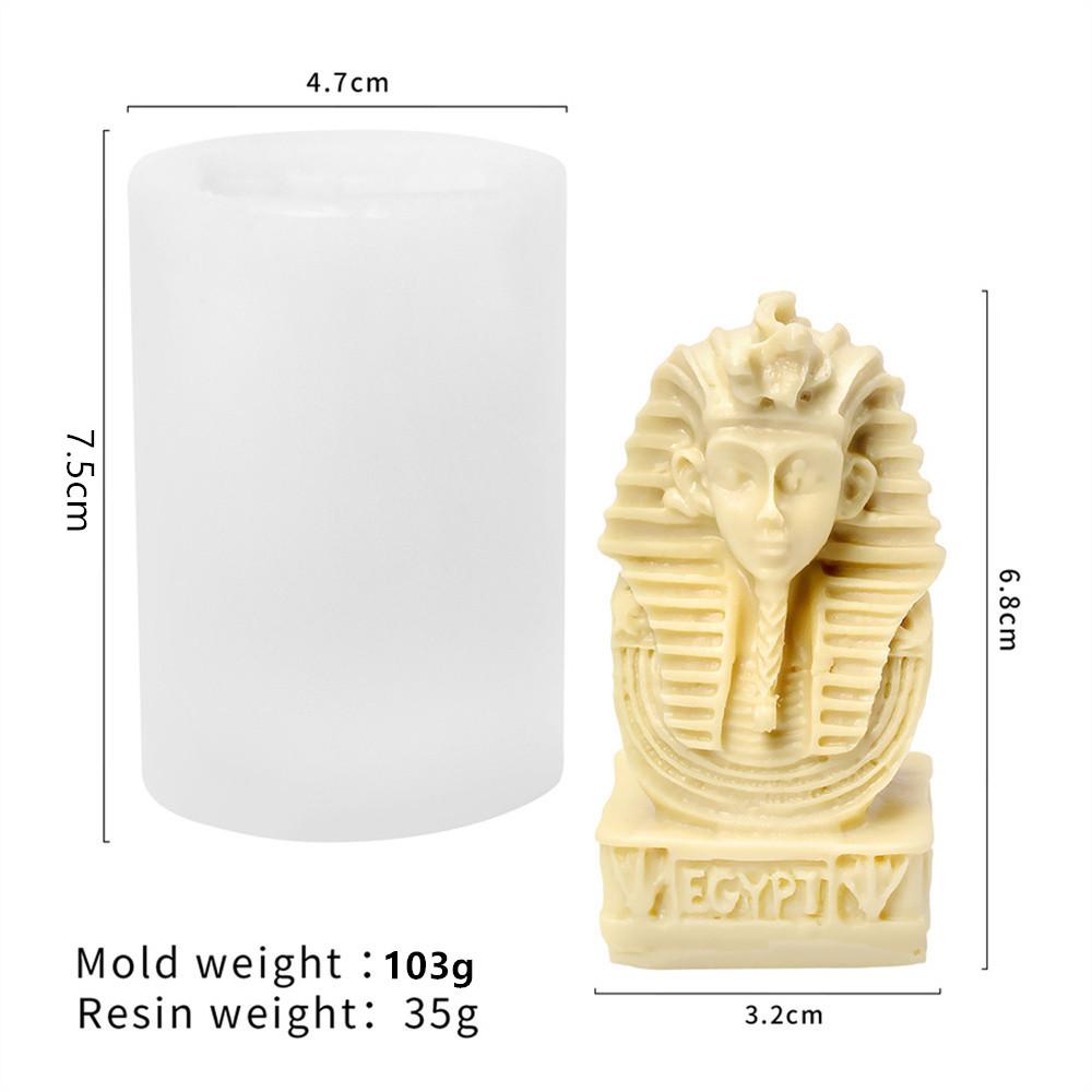 

3D Egypt Pyramid Silicone Candle Mold DIY Egyptian Pharaoh Sphinx Aromatherapy Candle Plaster Handmade Craft Resin Wax Mould