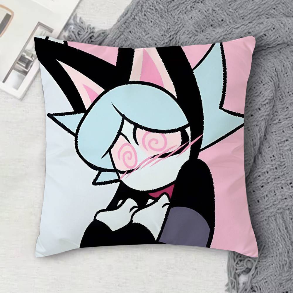 Psycho Cuties Double-Sided Printed Square Decorative Cushion Cover For Sofa Living Room Home Decor