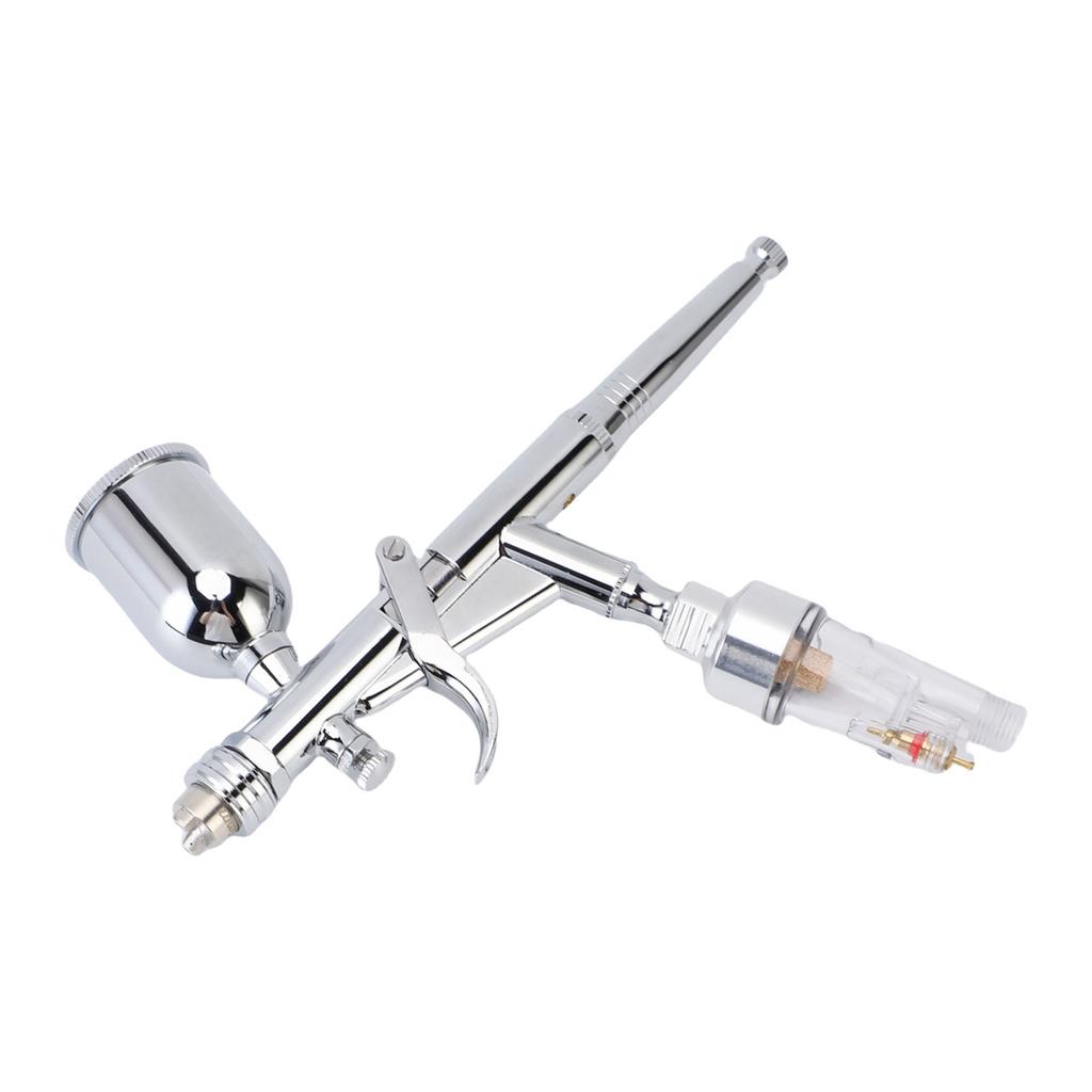 Airbrush Set Double Action Gravity Feed with 0.3mm Rapid Release Nozzle 15cc Cup Painting Drawing Art Supplies