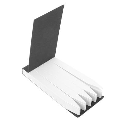 100pcs Perfume Test Paper Disposable Fragrances Testing Essential Oils Strips with Black Cover