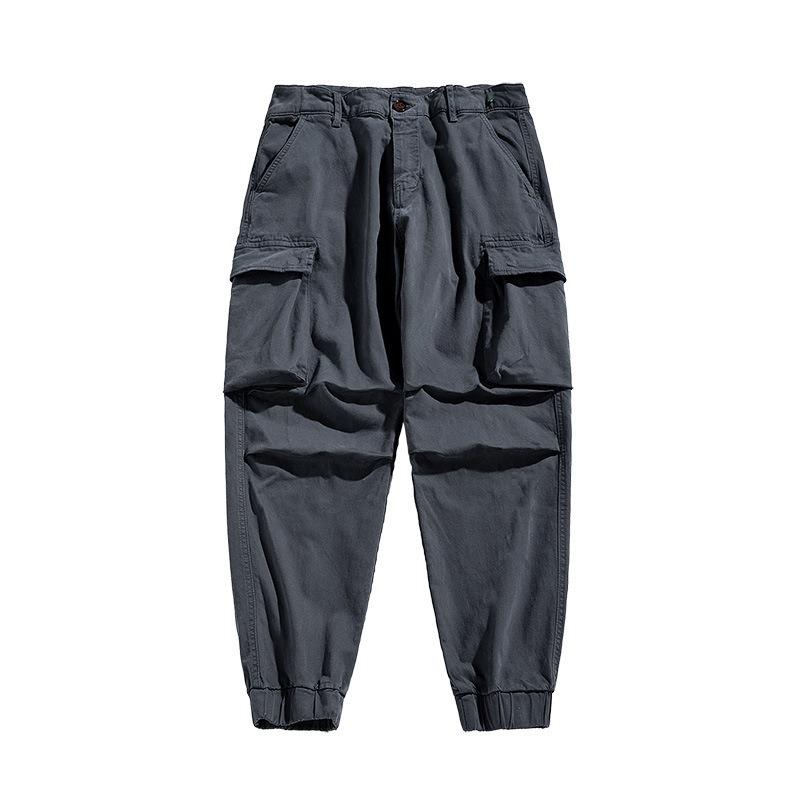 Versatile Men's Pants Casual Leggings High Quality Multi-bag Overalls Men's Clothing