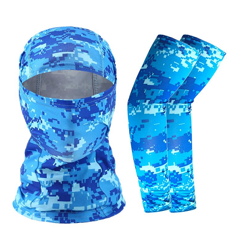 Outdoor Sun Protection Ice Silk Sleeves & Breathable Multi-Functional Cycling Face Mask Headband
