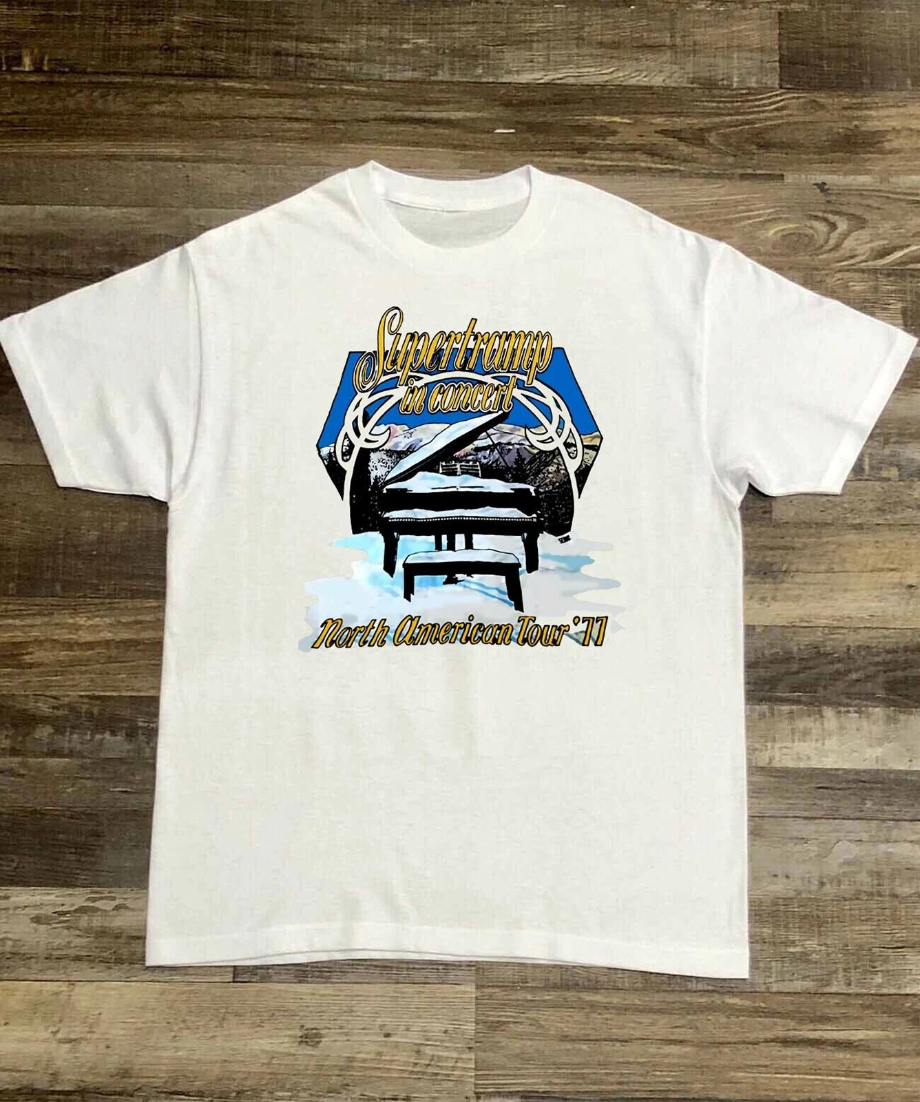Supertramp In Concert North American Tour 77 T Shirt Full Size S-5XL M