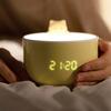 Alarm Clocks USB Powered Cats Teacup ABS LED Night Light Digital Clock for Desk