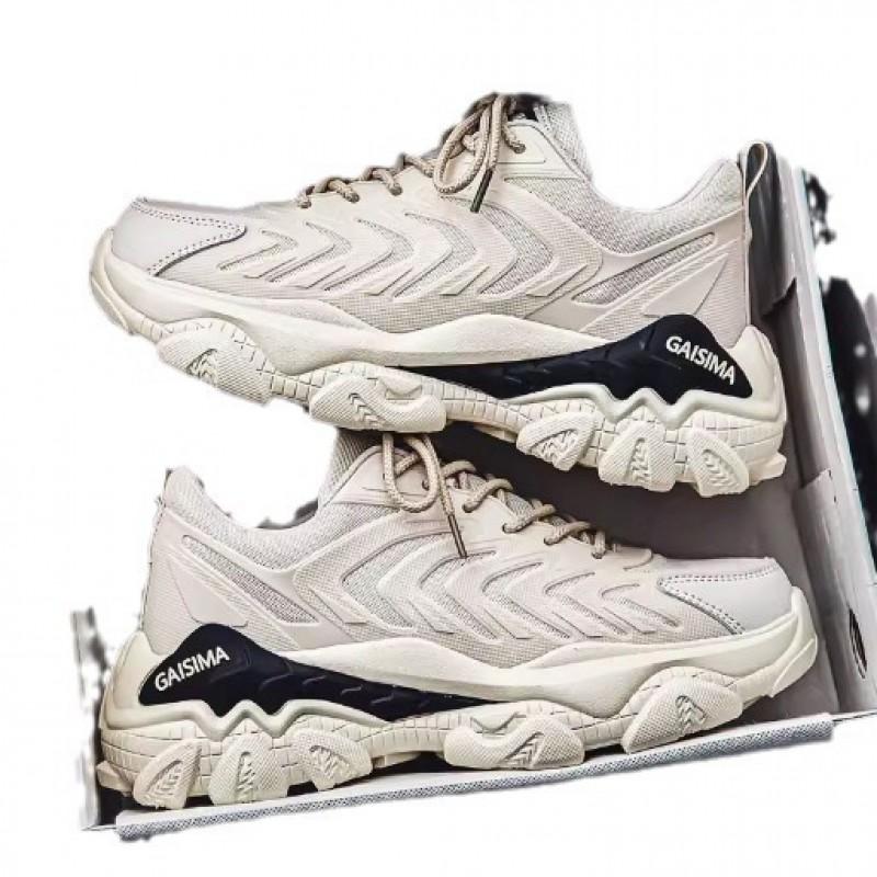 Internet Celebrity Hot Men's Shoes Versatile Casual Sports Teenagers Running Anti Slip Height Increasing White Dad Trendy