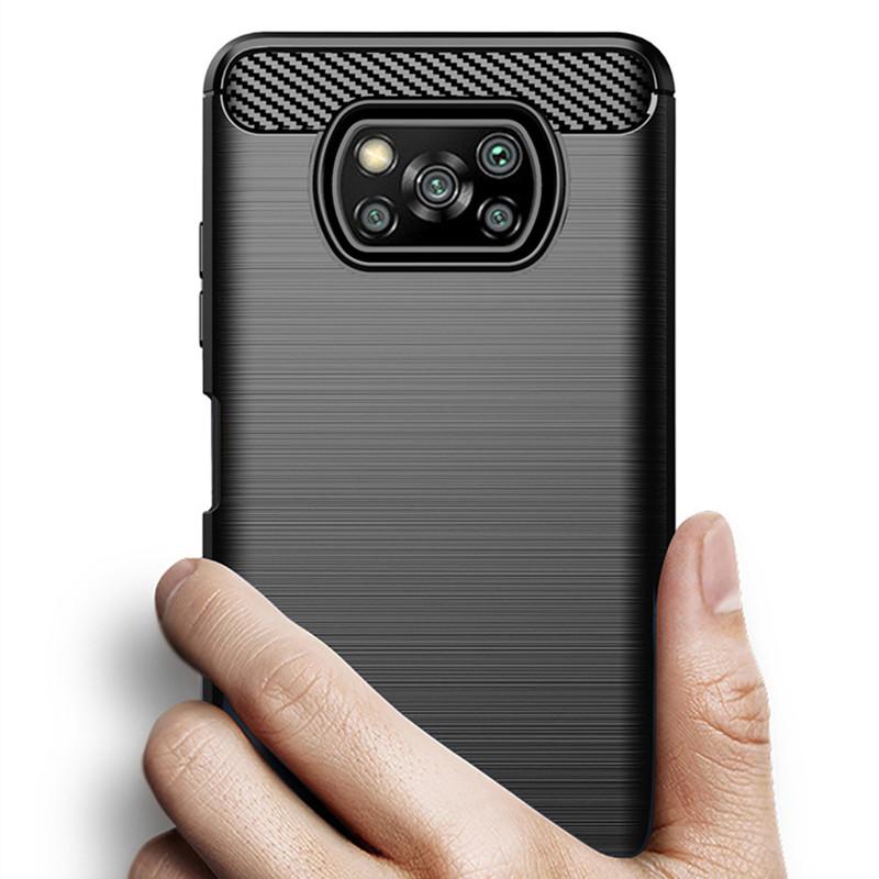 For Mi Poco X3 NFC X3 Pro X3pro Shockproof Silicone Case Luxury Phone Cover for Xiaomi Poco X3 Pro Soft Matte Protective Cases