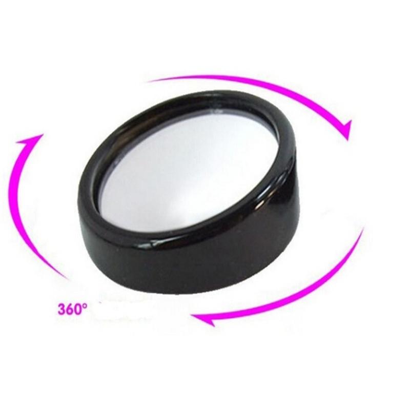 2Pc Rotate 360 Degrees Car Exterior Auto Rearview Mirrors Universal Blind Spot Rear View Mirror
