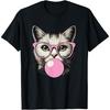 Cute Cat Shirt for Women Funny Cat Lovers T-Shirt(1)