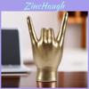 Rock Hand Gesture Resin Art Decor For Home Office Bar Lounge Gift Idea