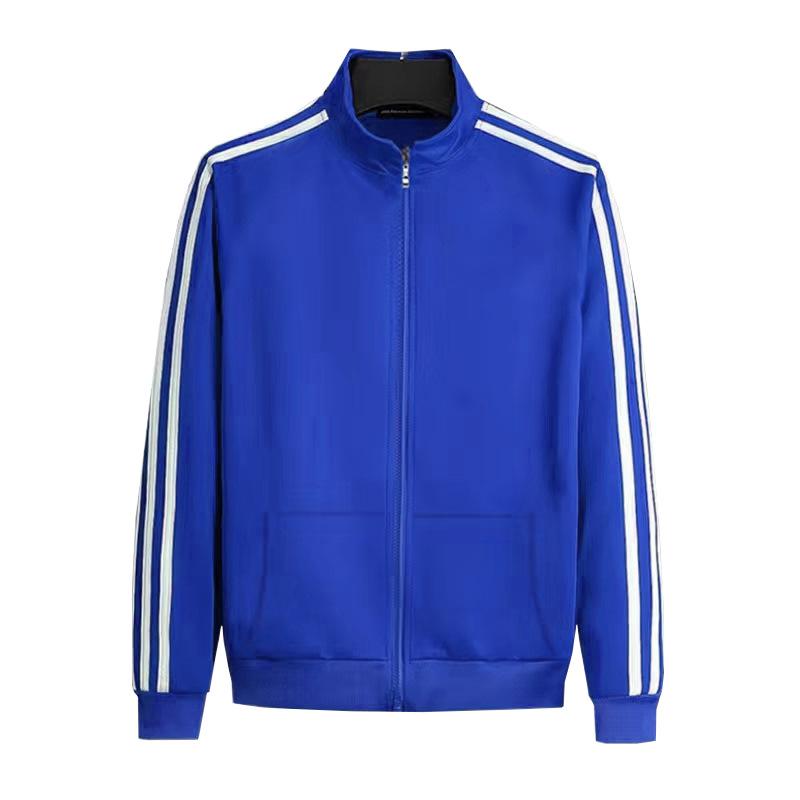 Spring and Autumn Casual Sportswear Set, Men's Stand-up Collar Cardigan Sweatshirt