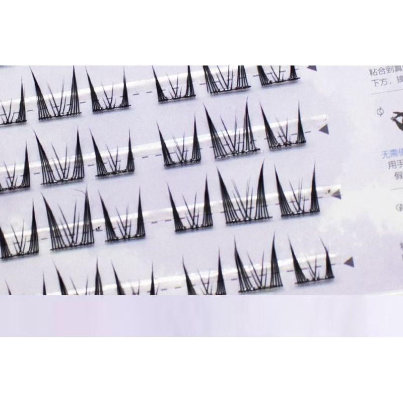 LuxeFlutter - Natural Wispy Cluster Glue-Free False Eyelashes