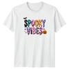 Spooky Vibes Unisexs TShirt Spooky Aesthetic Halloween Halloween Gift For Her