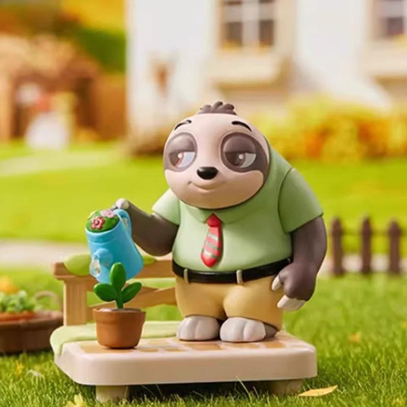 MINISO Disney Zootopia Seria Grădina de Toamnă Jucării Cutie Surpriză Kawaii Anime Figurină de Acțiune Cutie Caja Surpriză Cutie Misterioasă Păpuși Fată