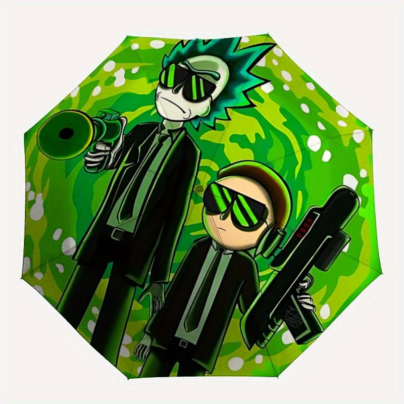 

1pc Rick Sanchez, Morty Smith Windproof Automatic Umbrella, Lightweight for Women/Men, Perfect Christmas Gift a0811198