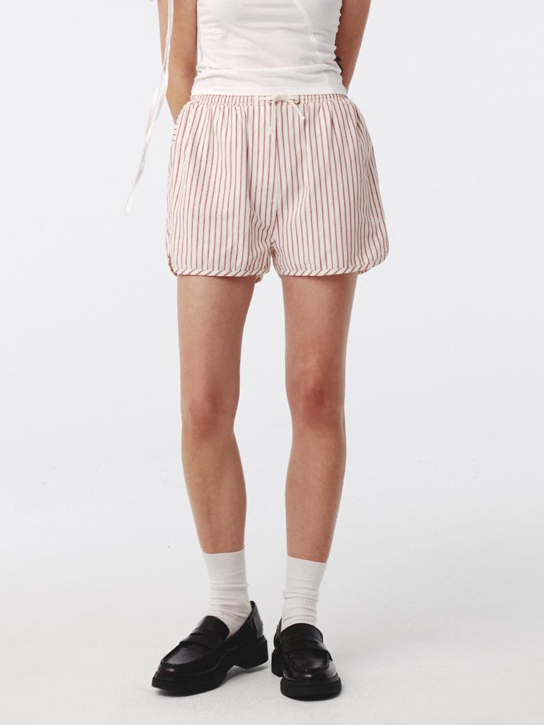 KIJUN Stripe Shorts Red Stripe