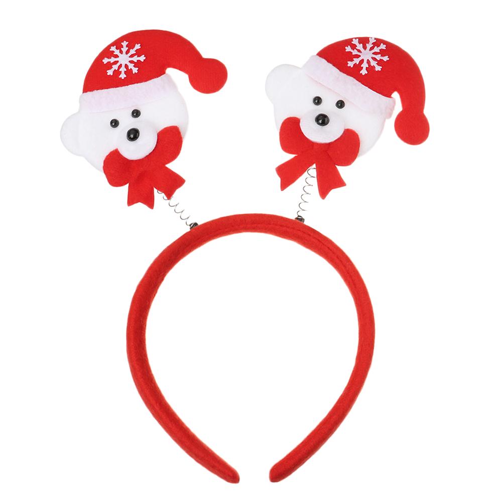 Masquerade Antlers Santa Claus Hair Accessories Christmas Decorations Reindeer Headwear Xmas Hairband Christmas Headbands
