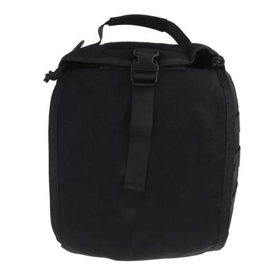 Borsa Impermeabile per Casco da Esterno in Nylon per Moto Bici Bicicletta per Campeggio Escursionismo Nera