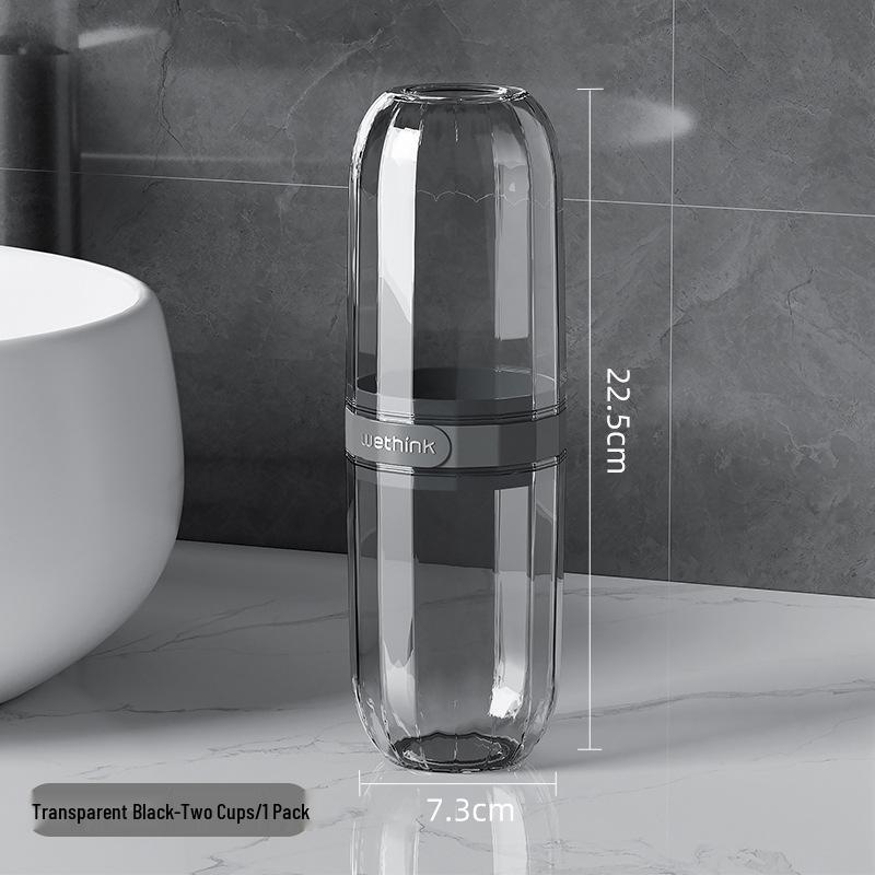 

Удобный дорожный набор зубной щетки и стакана для полоскания рта с хранением - незаменим для легкой организации туалетных принадлежностей 301-400ml