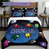 3pcs Duvet Cover Set (1*Duvet Cover + 2*Pillowcase, Without Core), Among Us Print Bedding Set, Bedroom Decor, All‑Season, Birthday Gift