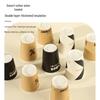 Minimalist Double-Layer Insulated Kraft Paper Coffee Cups