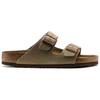 Birkenstock Arizona Suede Taupe Unisex Sneakers Tan 0951301
