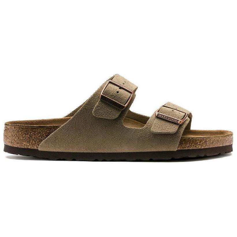Birkenstock Arizona Suede Taupe Unisex Sneakers Tan 0951301
