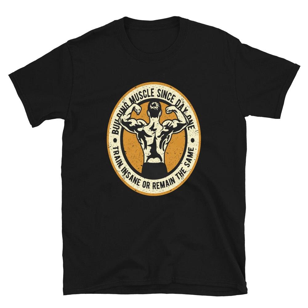Building Muscle Novelty Gym Fitnes Workout TShirt XXXL