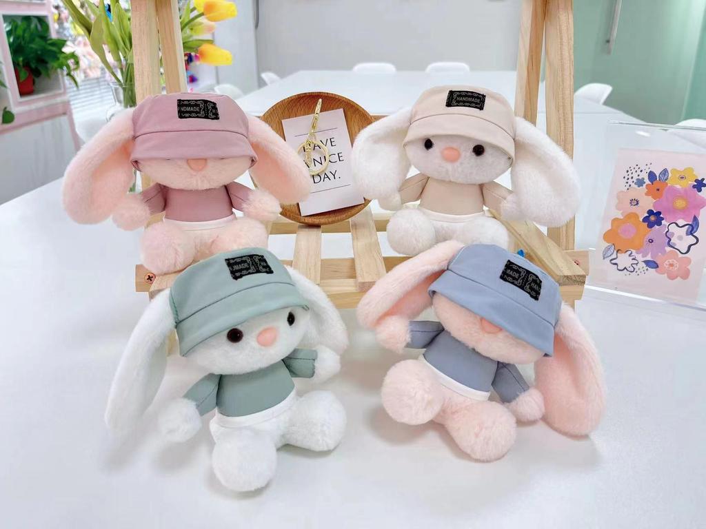 Cartoon Pupu Bear & My Melody Plush Keychain – Cute Backpack Pendant Toy